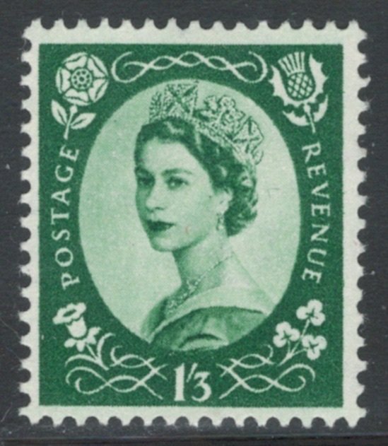Great Britain 1953 Queen Elizabeth II 1sh3p Scott # 307 MNH