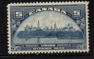 Canada Sc 202 1933 5c UPU Congress stamp mint NH