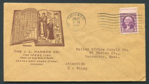 1938 J. L. Hanson Co. Albums & Scrapbooks - Chicago, IL to Worcester, MA