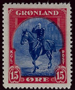 Greenland #14 MNH VF. SCV$50.00.. High Value!