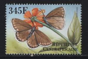 CENTRAL AFRICAN REPUBLIC,  1293  MNH  BUTTERFLIES