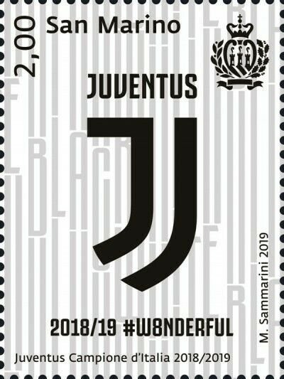 Stamps San Marino 2020. - Juventus, Italian Champion 2018-2019