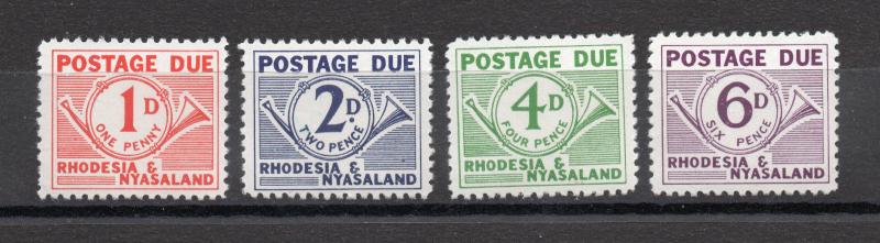 Rhodesia & Nyasaland - SG# D1 - D4 MNH  /  Lot 0119035