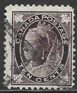 COLLECTION LOT 21395 CANADA #73 1898 CV+$100