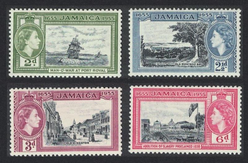 Jamaica Tercentenary Issue 4v SG#155/58