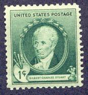  884 Gilbert Stuart MNH single