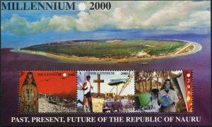 Nauru 2000 SG509 New Millennium MS MNH