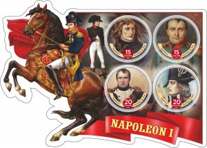 Stamps.Napoleon Bonaparte Haiti 1+1 sheets 2022 year NEW perforated