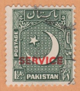 PAKISTAN STAMP 1949 - 50 SCOTT # O28. USED. # 4