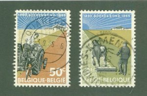 BELGIUM  634-5 USED BIN $1.00
