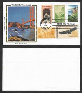 SMI) 2000 USA, FIRST DAY COVER, WITH CALIFORNIA STAMPS, XF