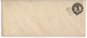 10 cent Columbian stamped envelope U351 used (favor cancel?) [y6341]