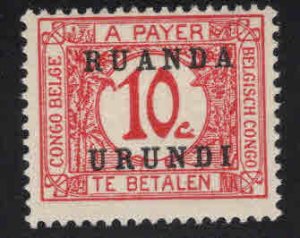 Ruanda-Urundi Scott J2 Postage due stamp MH*