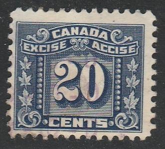 Canada   FX76   Van Dam   (O)    1934   Taxe d'accise