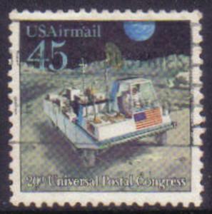 USA 1989 Airmail 45c UPU Space Rover GU