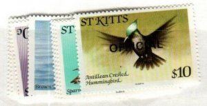St. Kitts Scott O11-22 Mint NH [TG942]