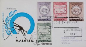 1962 Vatican City Anti-Malaria FDC X872-