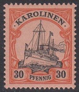 Caroline Islands 12 MH CV $1.60