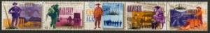 CANADA  1996, Yukon Gold Rush  MNH Strip of 5 # 1606