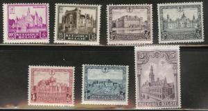 Belgium Scott B99-105 MH* semi postal set CV$60 1 small thin