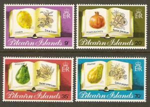 Pitcairn Islands #209-12 NH Fruits