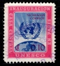 Nicaragua - #813 UNESCO - Used