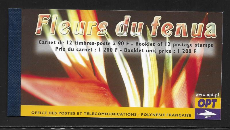 FRENCH POLYNESIA SC# 884-85 COMP BKLET  FVF/MNH 2004