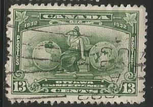 Canada Scott #194 Stamp - Used Single