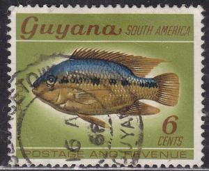 Guyana 43 Two-Spotted Cichlid 1968