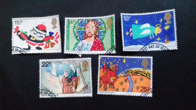 Great Britain 1981 Christmas Stamps Used