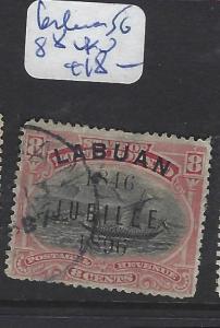 LABUAN   (PP2307B)  JUBILEE  8C  SG 88   VFU 