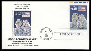 #2419 First Moon Landing Key FDC