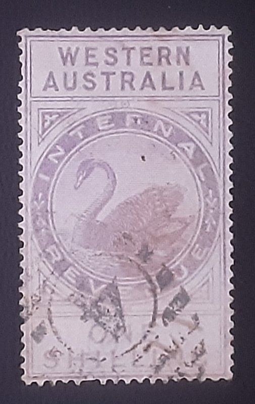 Western Australia  1 shilling internal revenue used