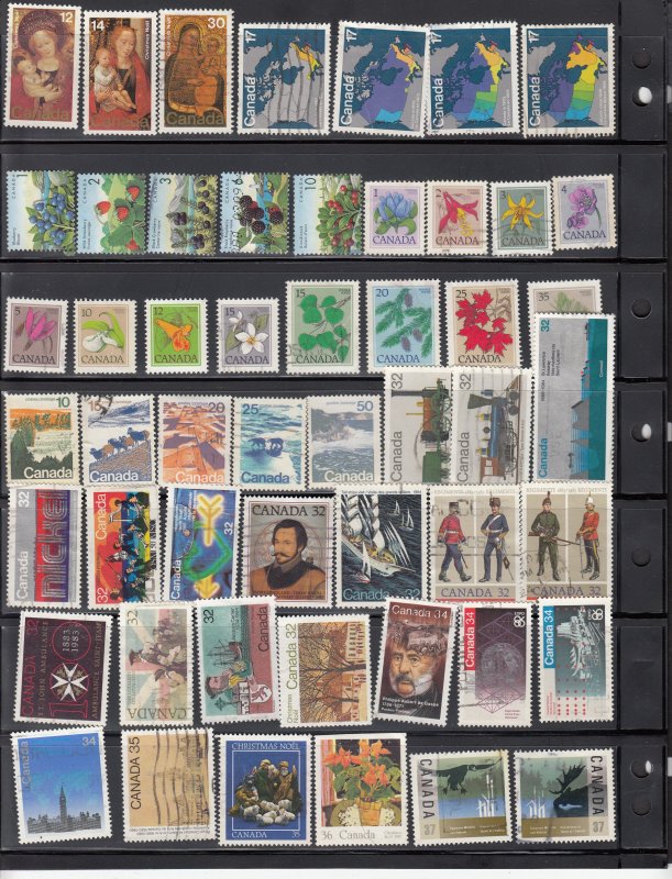 Canada Collection 400+ Stamps Used