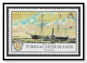 Turks & Caicos #284 Sailing Ships NG