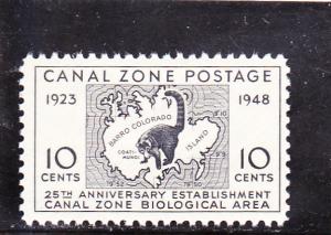 Canal Zone  Scott#  141  MH