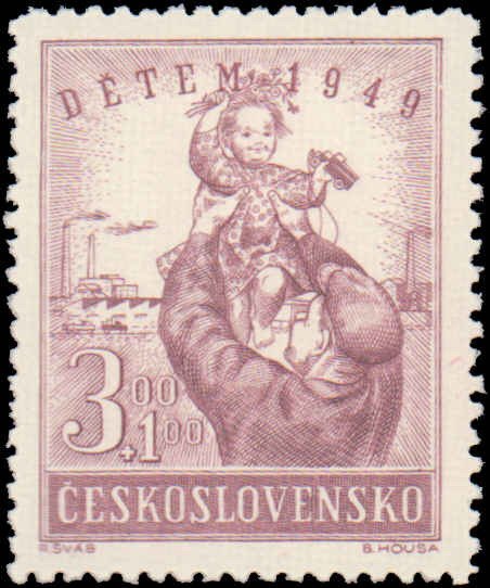 Czechoslovakia #B166-B167, Complete Set(2), 1949, Never Hinged