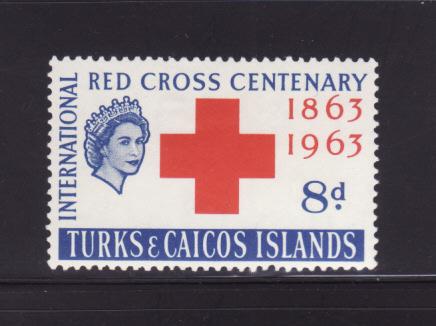 Turks and Caicos Islands 140 MH Red Cross