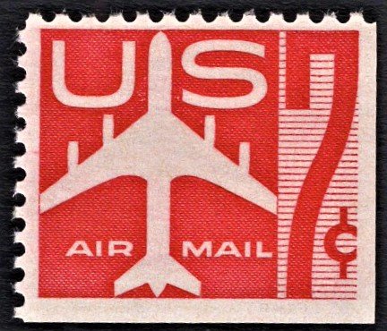 US C60a MNH VF 7 Cent Jet Booklet Single