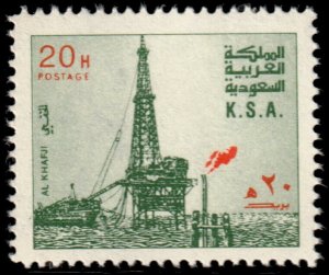 ✔️ SAUDI ARABIA 1982 AL KHAFJI OIL RIG LINE P 13½ Sc. 888a Mi. 735 C MNH [4S29]