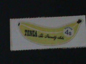 TONGA-1969-SC# 225-LOVELY BEAUTIFUL BANANA SHAPE CUT  MINT VF-HARD TO FIND