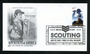 US 4472 Centennial Boy Scouts of America UA ArtCraft cachet FDC