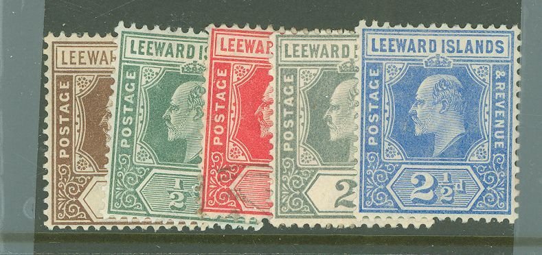 Leeward Islands #41-45 Unused Single (Complete Set)