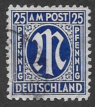 Germany  Scott 3N13  Used