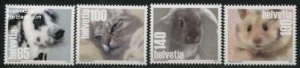 Switzerland 2015, Pets 4v s-a, MNH