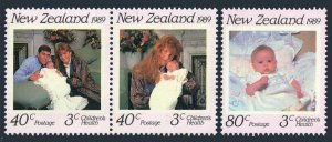 New Zealand B134-B136a,MNH.Michel 1081-1083,Klb. Children's health,1989.Beatrice