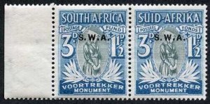 South West Africa SG95 (two light tone spots) U/M