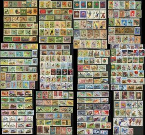 350 Vietnam Postage Asia Stamp Collection 1956-1992 Used