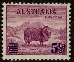 Australia  #190  Mint H   CV $3.25