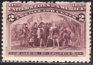 US STAMPS #231 MINT OG NH LOT #21360